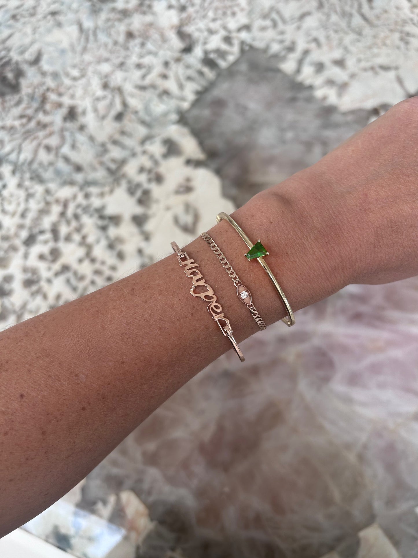 Diamond Eye Cuban Bracelet