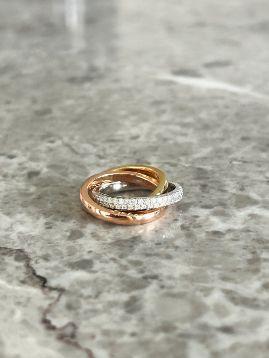 Triplet Ring - Diamond