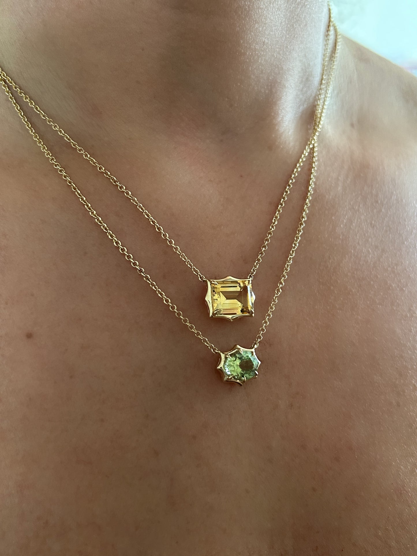 Webbed Tourmaline Necklace