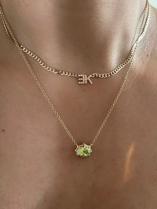 Webbed Tourmaline Necklace