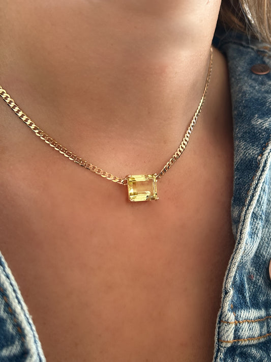 Citrine Cuban Choker