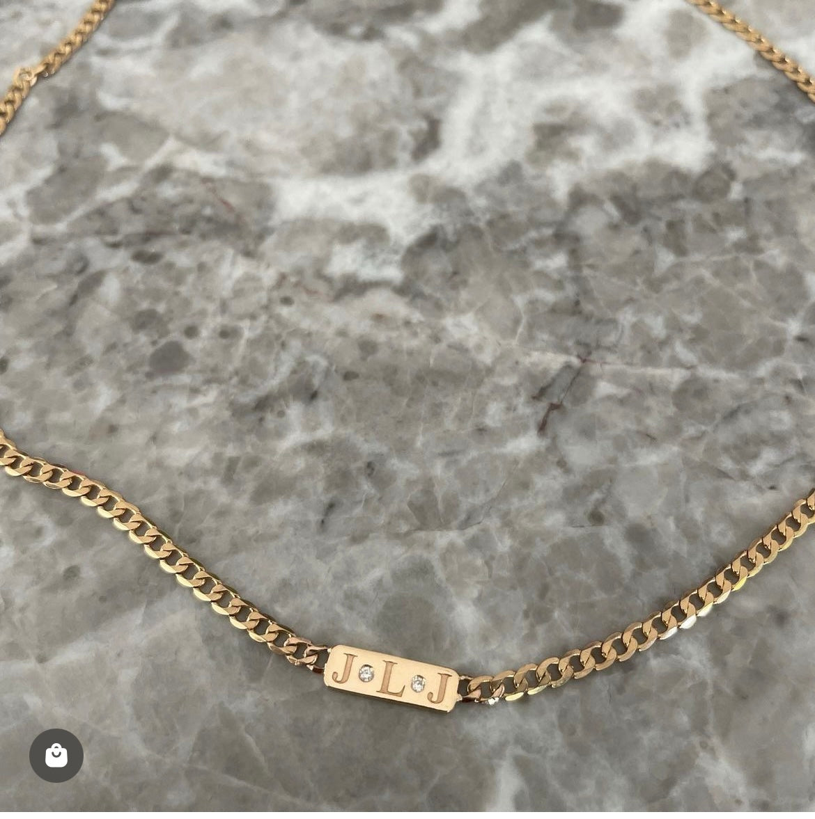 Cuban Choker with Engraved Disc