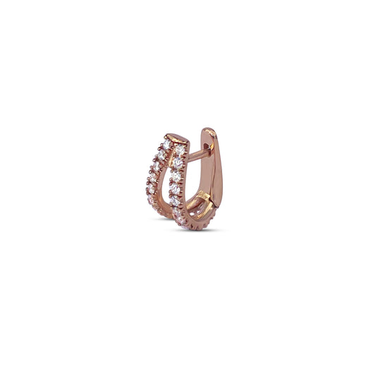 Double Strand Diamond Huggies