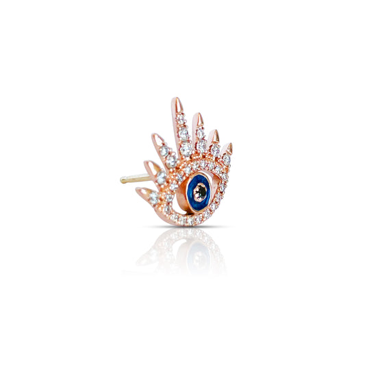 Radiant Evil Eye Stud