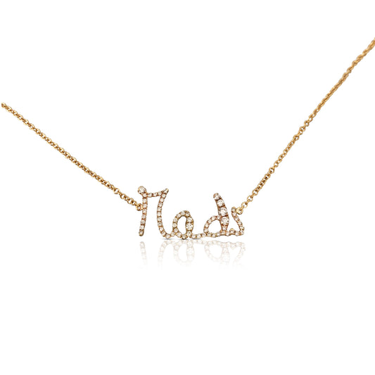 Custom Hand Written Necklace