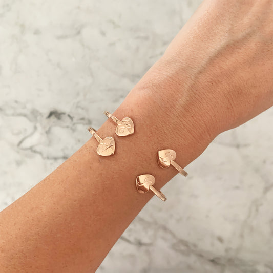 Double Heart Cuff