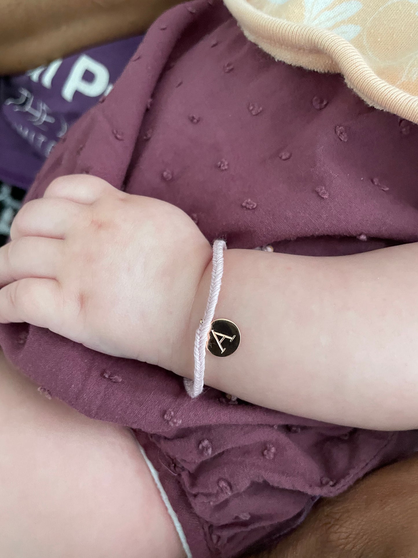 Braided Cotton Baby Bracelet