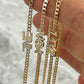 Diamond Letter Cuban Choker