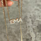Diamond Letter Cuban Choker