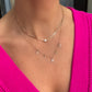 Multi Inițial Diamond Necklace