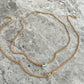 Aquamarine on Cuban Choker