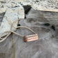 Engraved Plate on Braided Cotton Bracelet