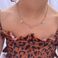 Enamel Kids Charm Necklace